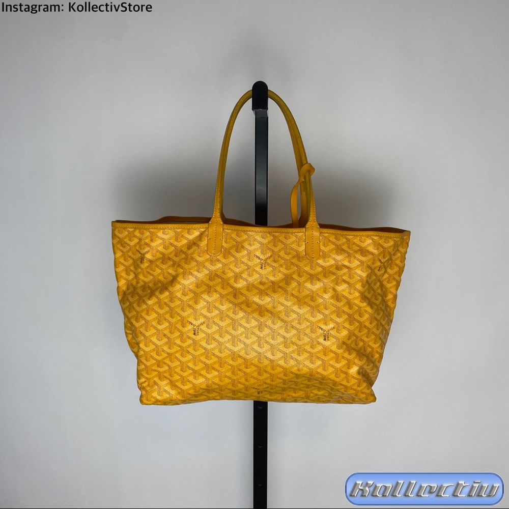 GOYARD St Louis PM Yellow Tote Bag